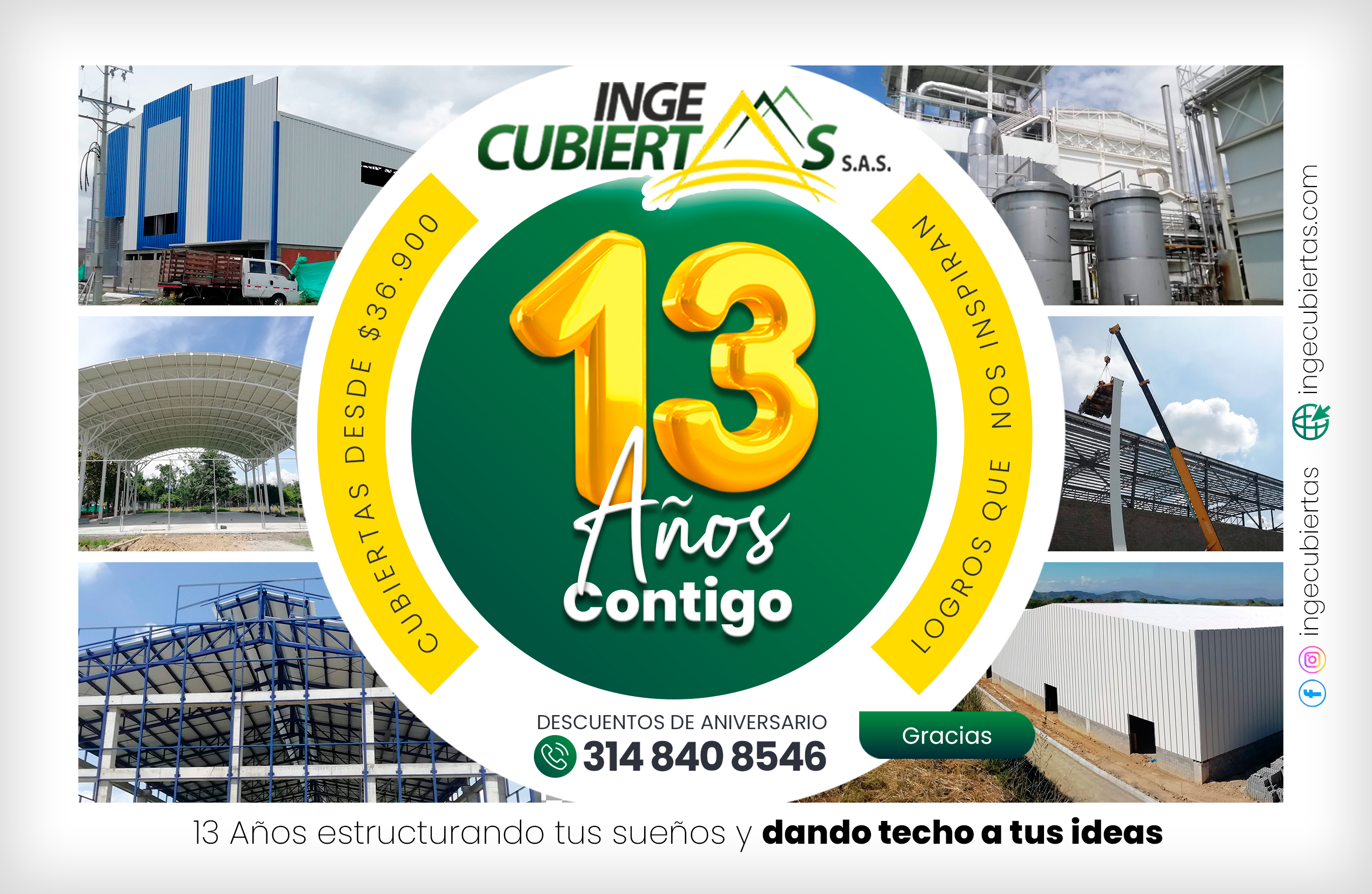 13 Años Cubriendo Tus Proyectos con Calidad 5 13 anos ingecubiertas revista region activa